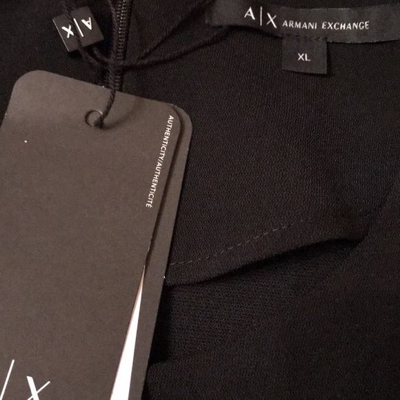 SOLD ARMANI EXCHANGE Blouse With Graphic Cut NWT - Picture 7 of 11